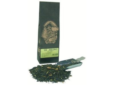 Chá preto earl cinza (bergamota) 100 g a flor dos pirineus