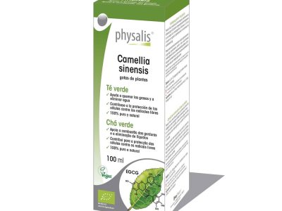 Chá verde (Camellia sinensis) Extrato hidroalcoólico Bio 100ml Physalis