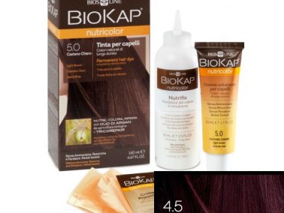Morrer para 4,5 mogno marrom 140 ml.biokap