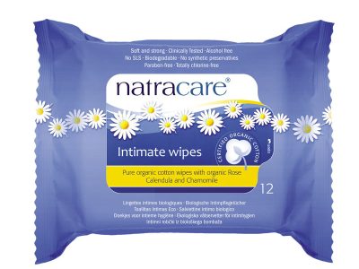Limpos íntimos no dispensador 12 unidades natracare