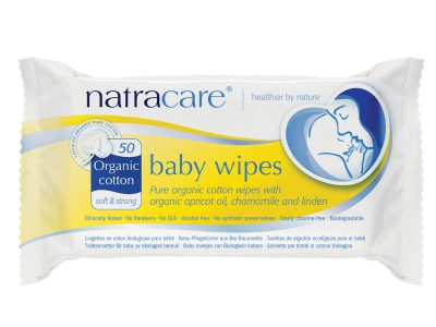 Limpos 100% algodão, 50 unidades naturais