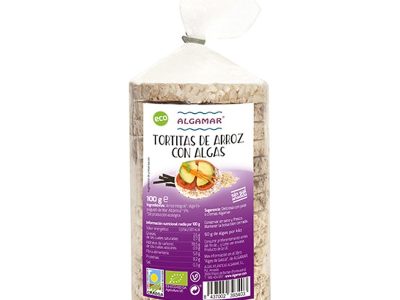 Arroz e algas Tortitas Bio 100G Algamar