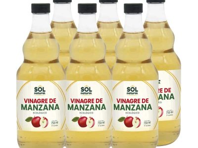 Vinagre de maçã biológico 6x750ml Sun Natural