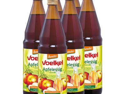 Vinagre de maçã sem filtro 6x750ml Voelkel
