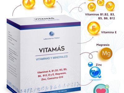 Vitamas (vitaminas e minerais) 30 cápsulas Mahen