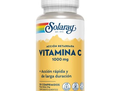 Vitamina C 1000mg A/R 30 comprimidos solaray