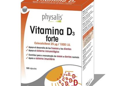Vitamina D3 Forte 100 Capsulas Physalis