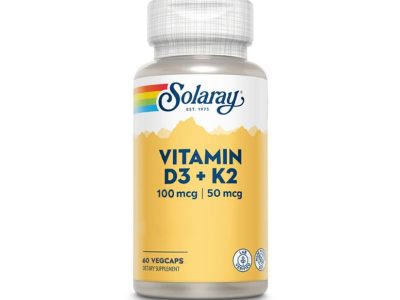 Vitamina D3 + K2 60VCAPS Solaray