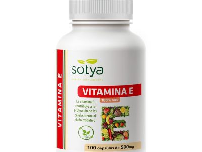 Vitamina E Natural 500mg 100 cápsulas Sotya