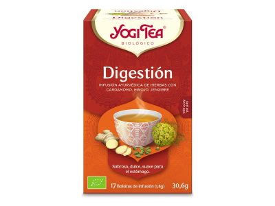 Digestão do Tea Yogi 17 filtros
