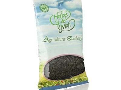 Black Zaragatona Seeds Bio 80g Herbes del Moli