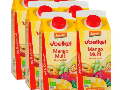 Suco de manga com multifrutas bio 6x750ml Voelkel