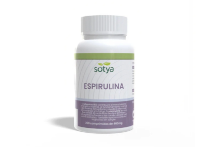 Spirulina 400mg 200 comprimidos Sotya