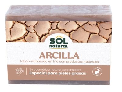 Sabonete de argila, 100g - Sol Natural