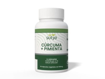 Cúrcuma + Pimenta 550mg 60 cápsulas - Sotya